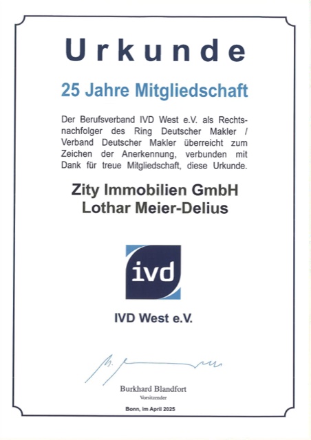 25 Jahre IVD-Mitgliedschaft